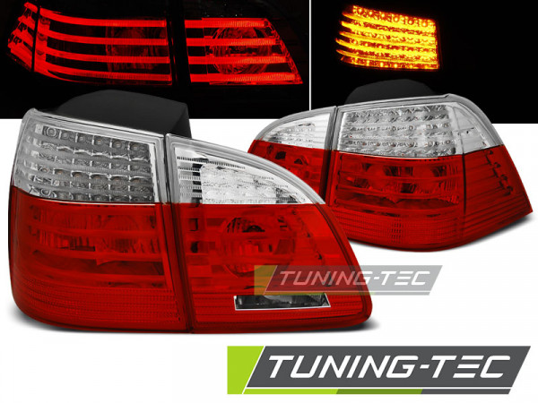 Zadn Sv Tla Led Bmw E Touring Erven Chrom Tuning Tec Cz