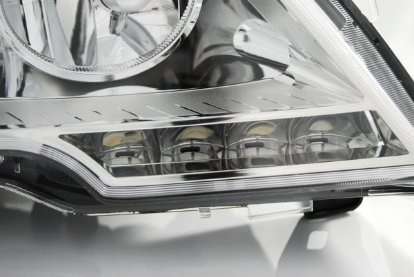 Přední světla s LED denními světly Mercedes-Benz Vito W639 10-14 chrom