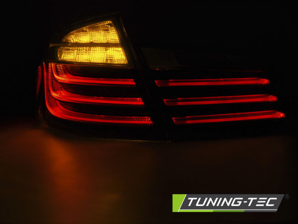 Zadní světla LED LightBar BMW 5 F10 sedan 10-13 černá/kouřová LCI look