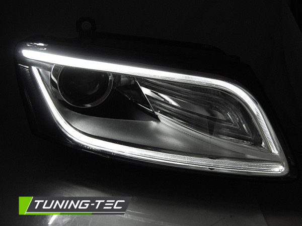 Přední světla s LED denními světly TubeLight Audi Q5 12-17 černá