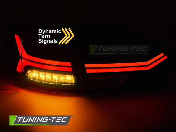 Zadní světla LED, LED dynamický blinkrem pro VW JETTA VI 2011-2014 červená